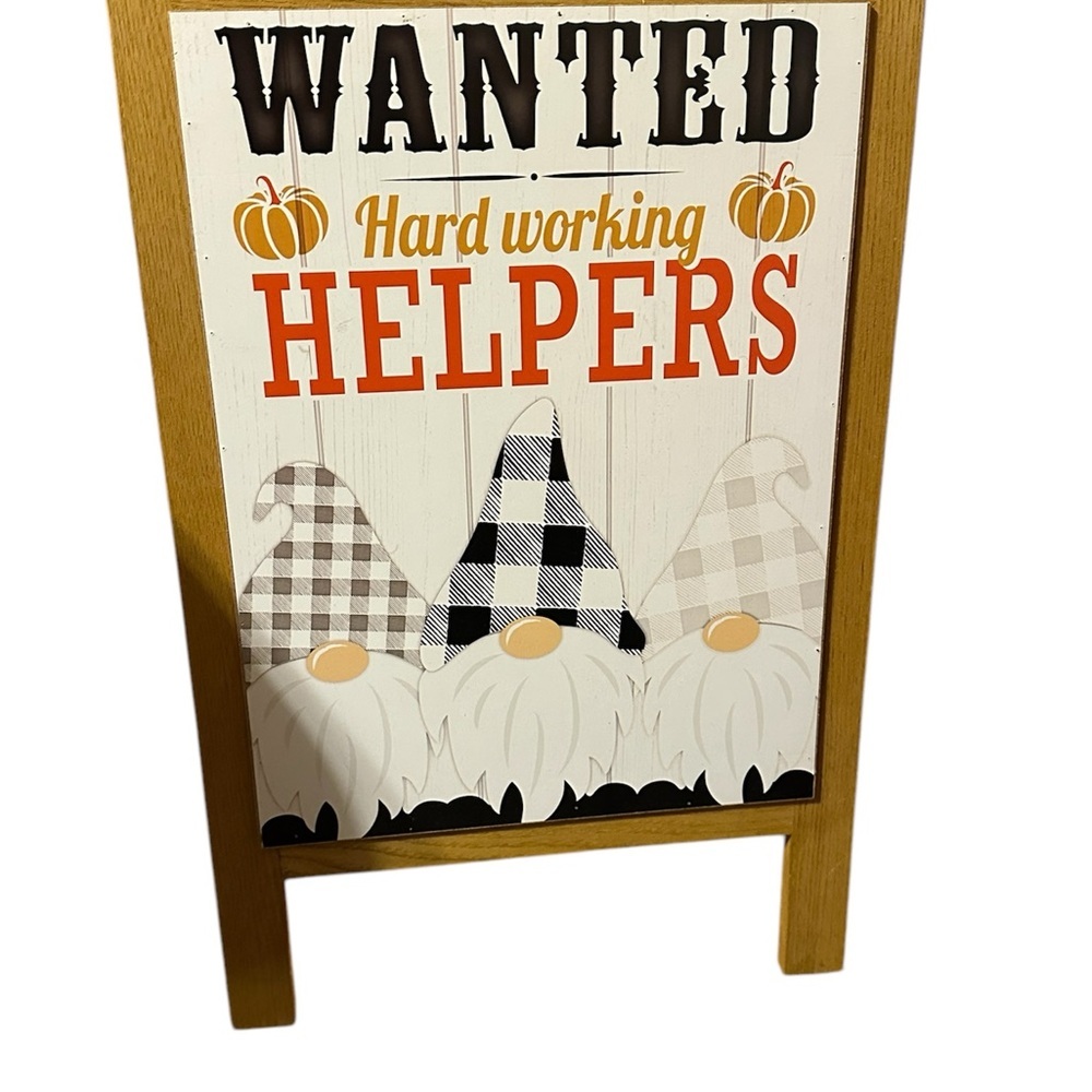 Christmas Tree Shop Wanted Hard Working Helpers Sign